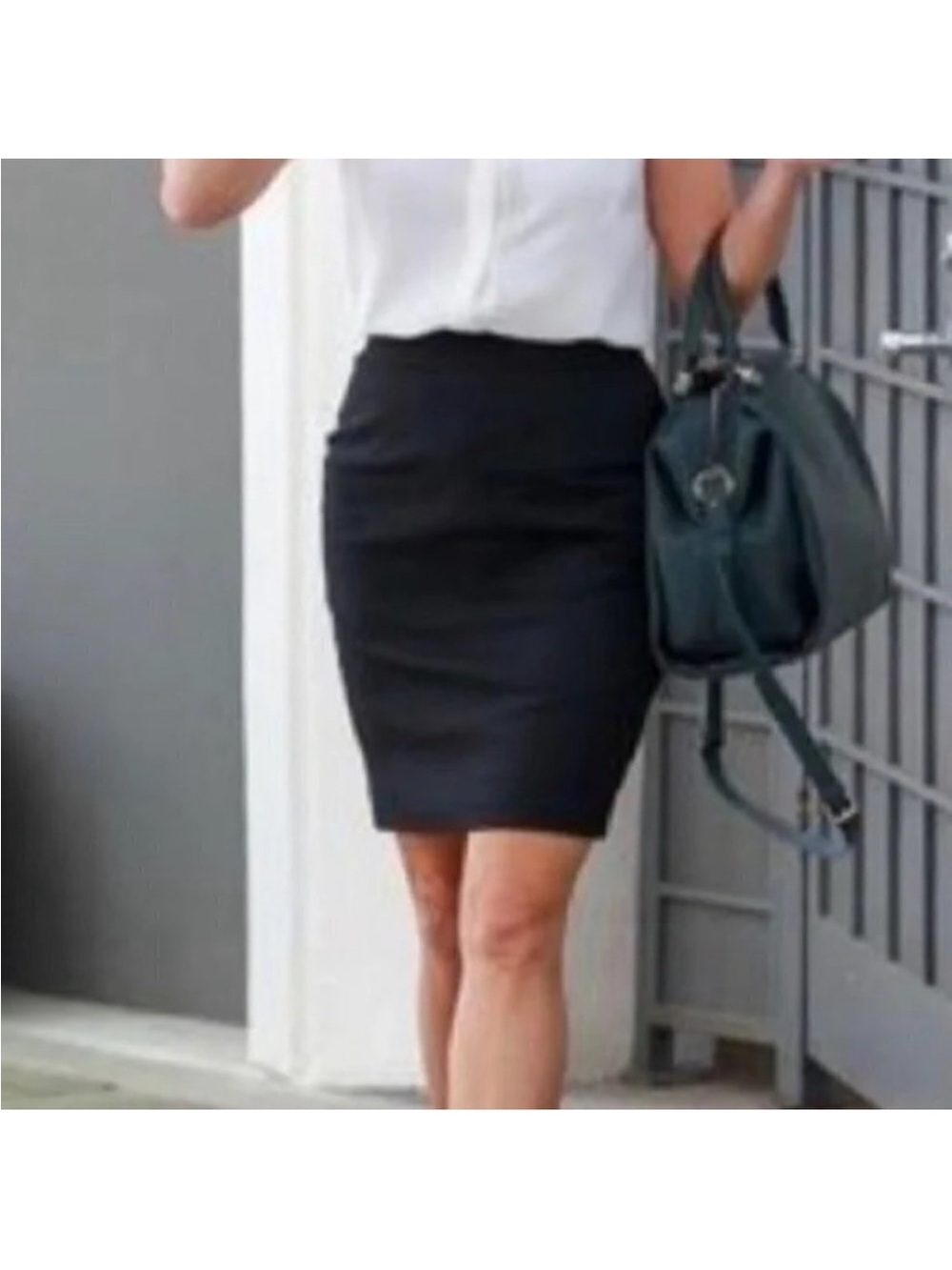 Cabi Ponte Classic Black Women's Pencil Skirt - Tailored Office Staple